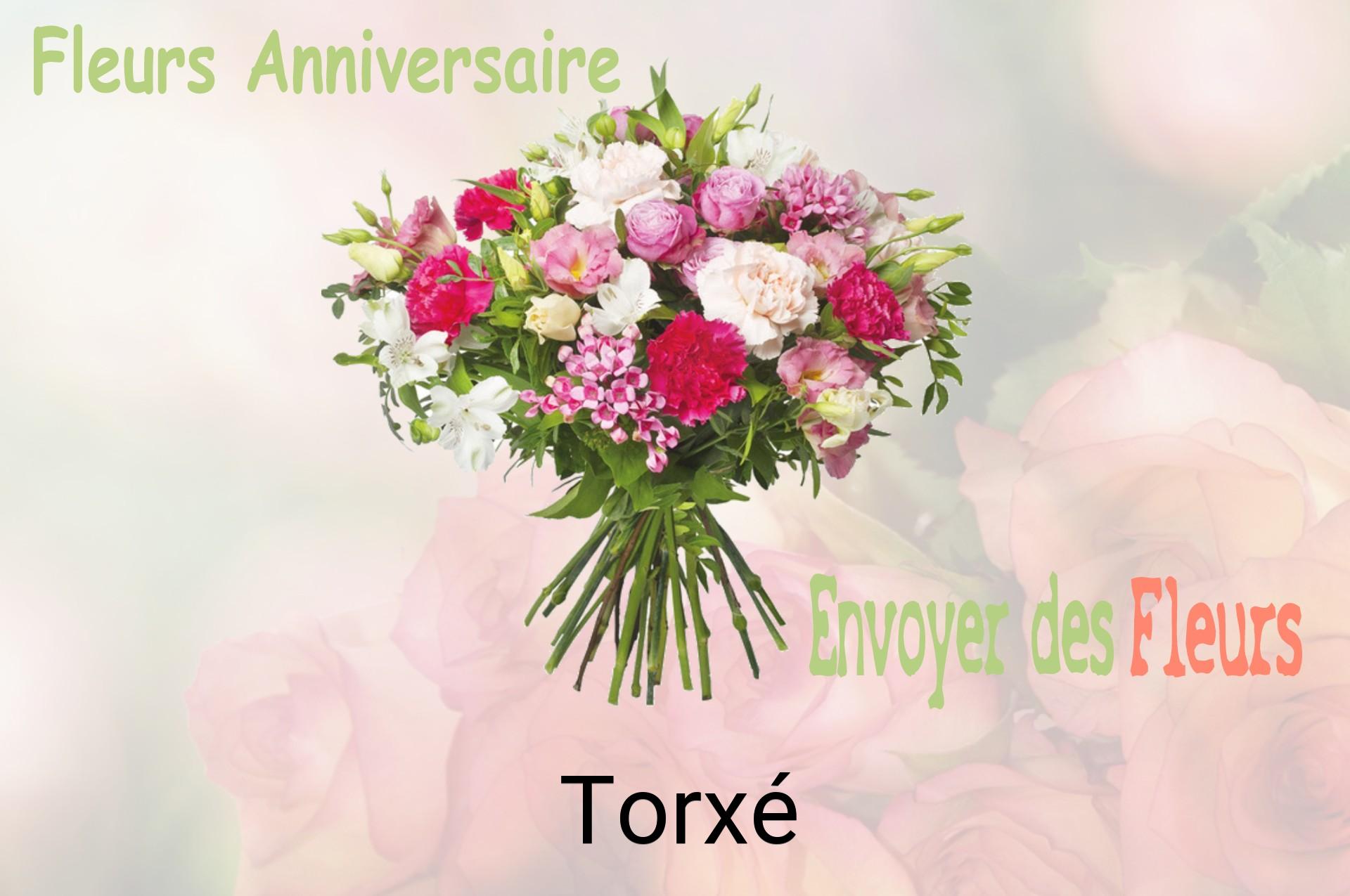 Bouquet de fleurs d’anniversaire livré à Torxé